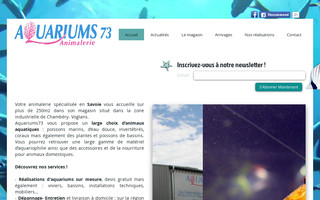 aquarium73.fr website preview