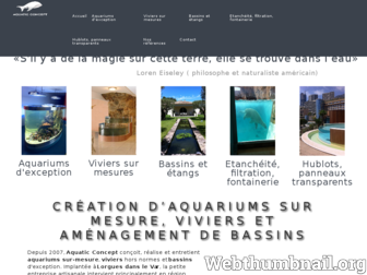 aquatic-concept-var.fr website preview