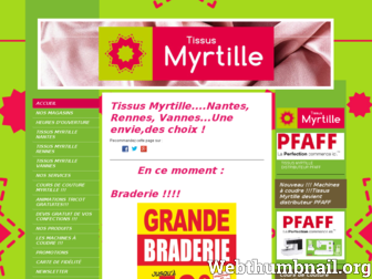 tissusmyrtille.fr website preview