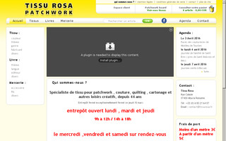 tissurosa.fr website preview