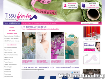 tissufiesta.com website preview