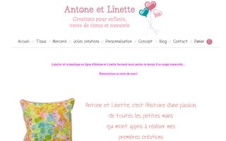 antone-et-linette.com website preview