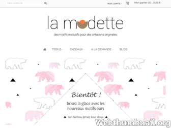 lamodette.fr website preview