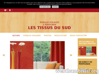 tissus-ameublement-perpignan.fr website preview