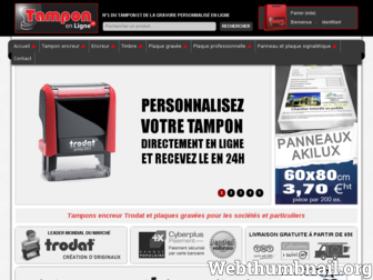 tampon-en-ligne.fr website preview