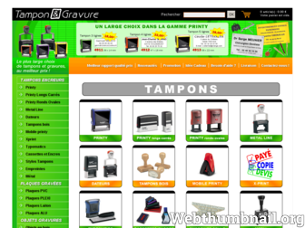 tampon-et-gravure.com website preview