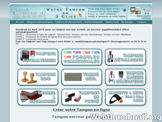 tampon-automatique.fr website preview