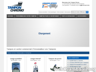 tampon-chrono.fr website preview