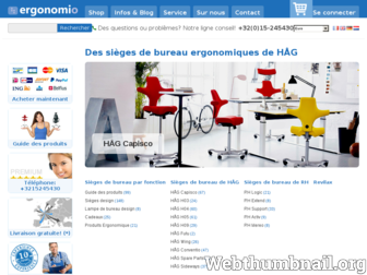 ergonomio.fr website preview