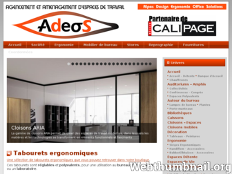 adeos-office.com website preview