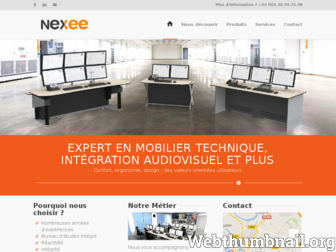 nexee.fr website preview