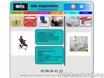 eda-ergonomie.fr website preview
