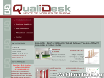 qualidesk.fr website preview