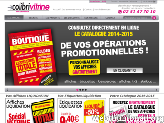 colibrivitrine.fr website preview