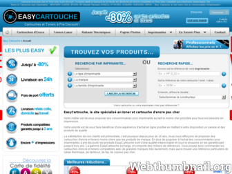 easycartouche.fr website preview