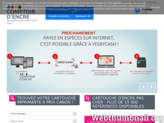 comptoirdencre.fr website preview