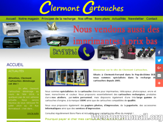 auvergne-cartouches.fr website preview