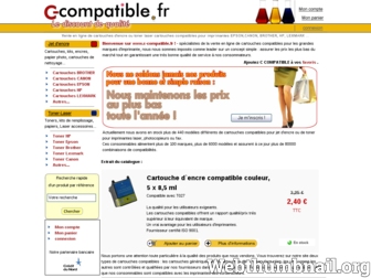 c-compatible.fr website preview