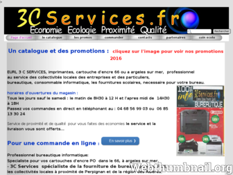3cservices.fr website preview