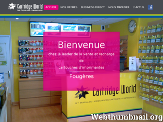 fougeres.cartridgeworld.fr website preview