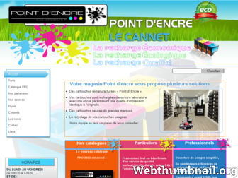 pointdencre-lecannet.fr website preview