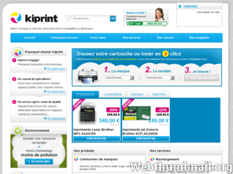 kiprint.fr website preview