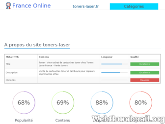 toners-laser.fr website preview