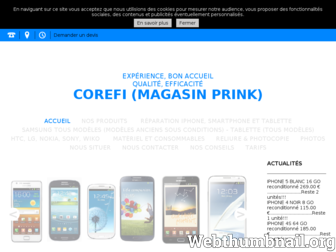 corefi-telephonie-imprimante-pessac.fr website preview