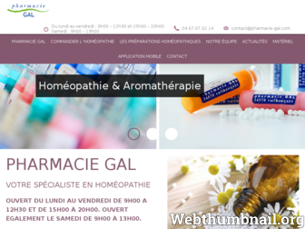 pharmacie-gal.com website preview
