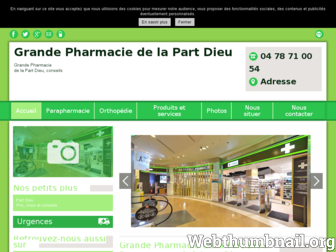 grande-pharmacie-part-dieu-lyon.fr website preview