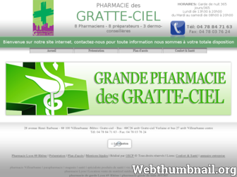 pharmacie-gratte-ciel.fr website preview