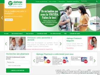 alphega-pharmacie.fr website preview