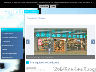 pharmacie-aeroport-nice.fr website preview