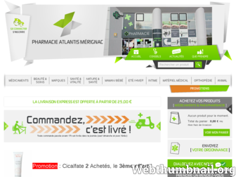pharmacie-atlantis-merignac.com website preview