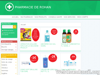 pharmaciederohan.com website preview