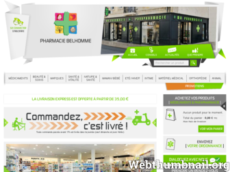 pharmacie-belhomme-saint-medard.mesoigner.fr website preview