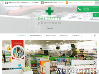 pharmacie-delgutte.fr website preview