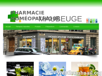 pharmaciemaubeuge.fr website preview