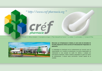 crefpharmacie.org website preview