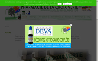 pharmaciecroixverte.com website preview