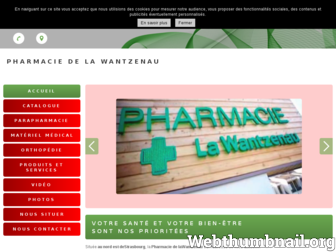 pharmacie-la-wantzenau.fr website preview