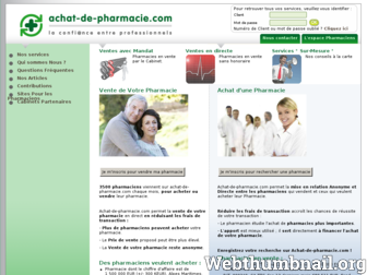 achat-de-pharmacie.com website preview
