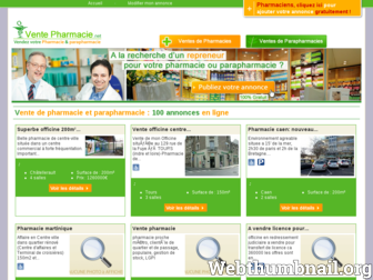 vente-pharmacie.net website preview