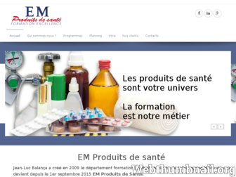 emfps.fr website preview
