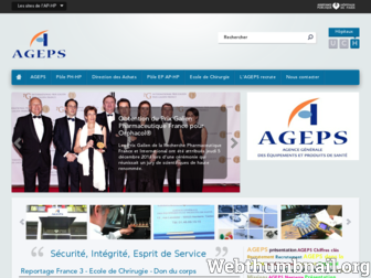 ageps.aphp.fr website preview
