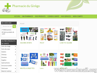 pharmacieduginkgo.pharminfo.fr website preview