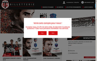 billetterie.stadetoulousain.fr website preview