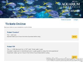 aquarium-larochelle.tickeasy.com website preview