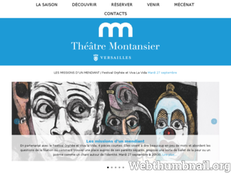 theatremontansier.com website preview