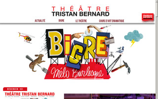 theatretristanbernard.fr website preview